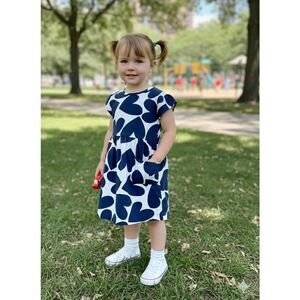 primary Toddler Girls 4/5 Heart Print Dress